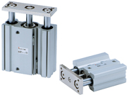   薄型帶導(dǎo)桿氣缸：MGQ